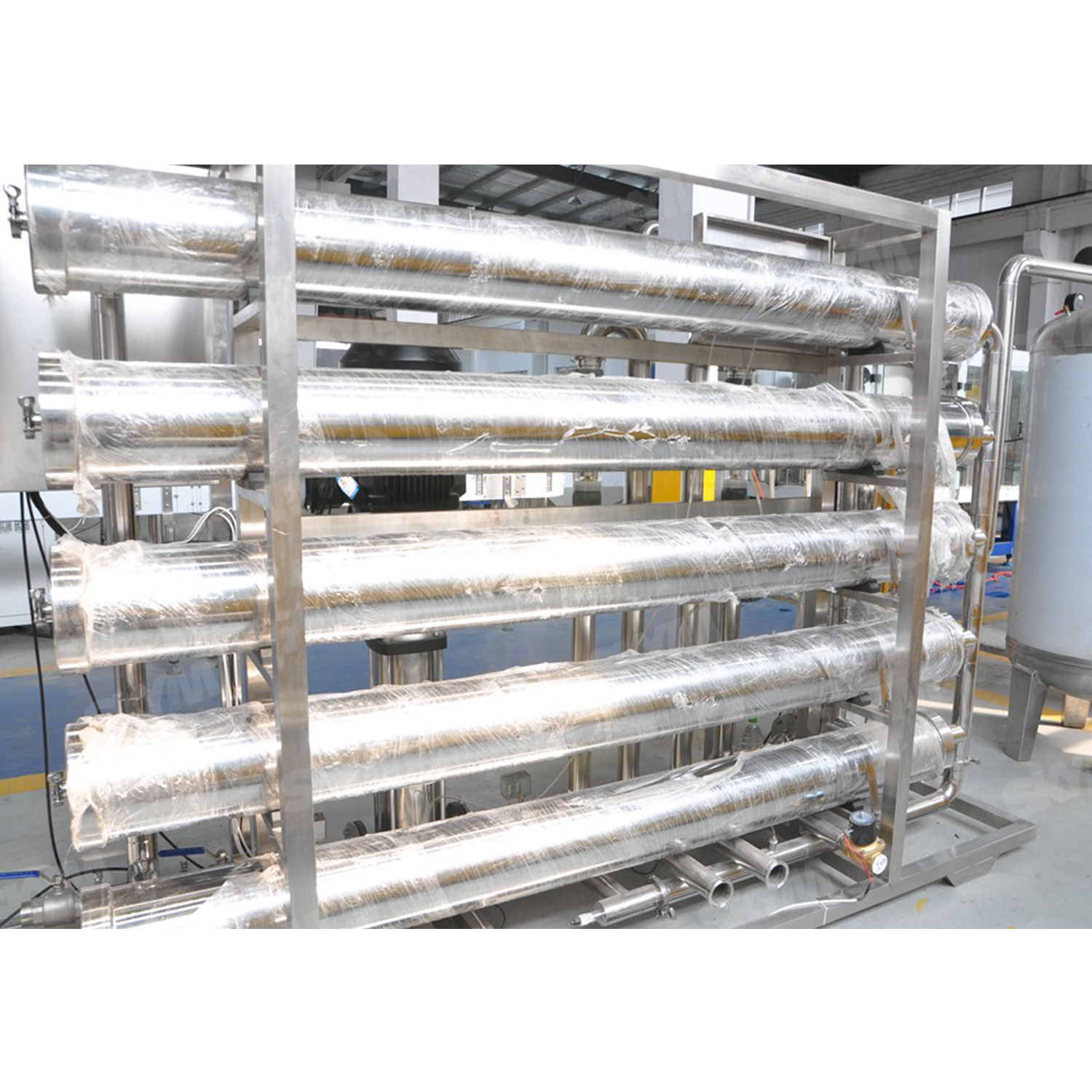 6000LPH الصناعية RO آلة معالجة المياه بالأشعة فوق البنفسجية